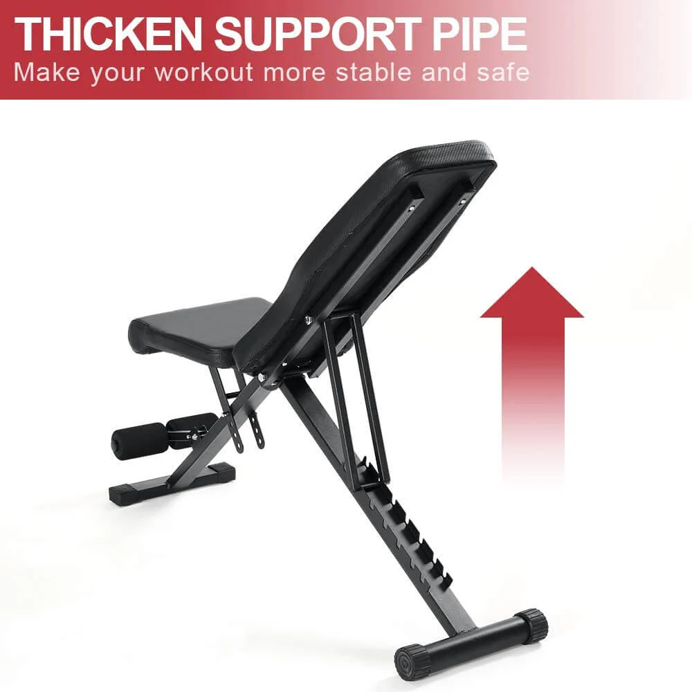 Weight Bench Adjustable Utility Weight Bench Workout Bench - Image 4