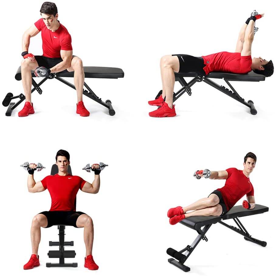 Weight Bench Adjustable Utility Weight Bench Workout Bench - Image 6
