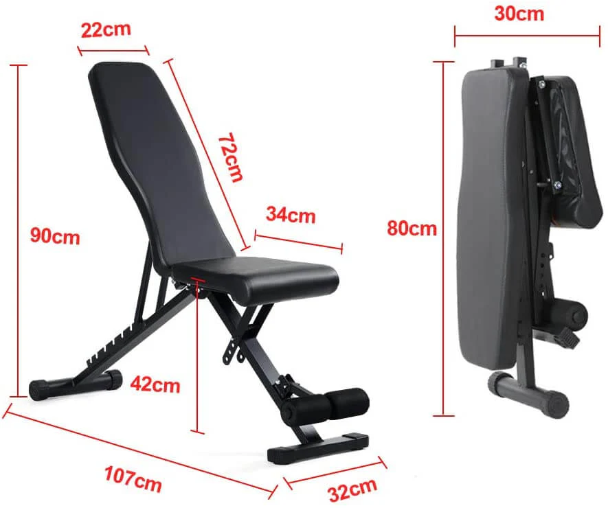 Weight Bench Adjustable Utility Weight Bench Workout Bench - Image 7
