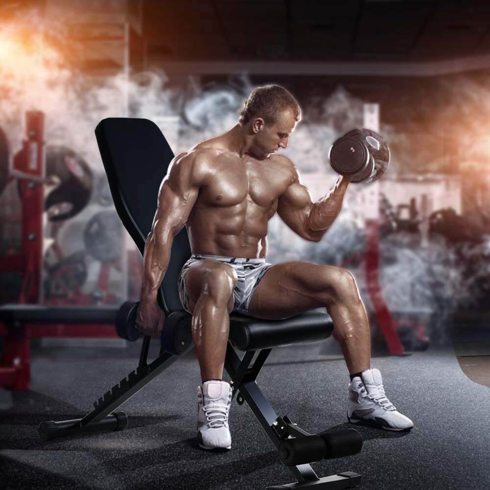 Weight Bench Adjustable Utility Weight Bench Workout Bench - Image 9