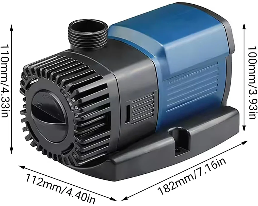 Sunsun JTP-1800 SuperEco Pond Pump Watercourse 1800l/h 11W - Image 3