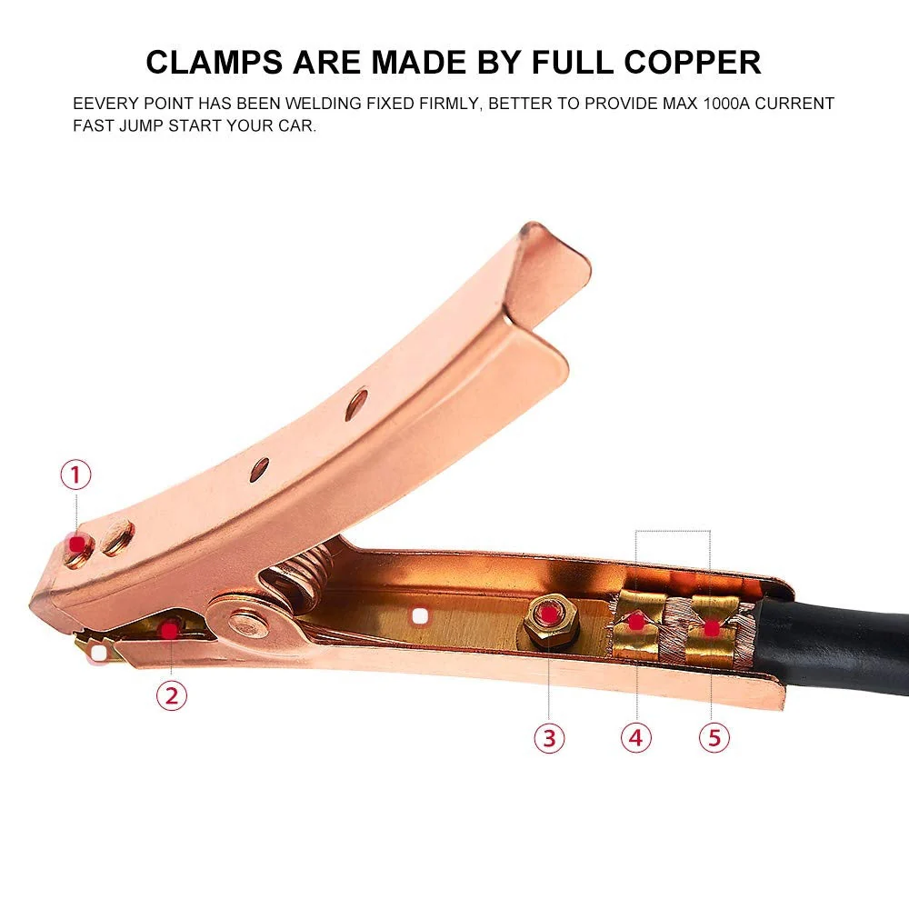 Jumper Leads Heavy Duty Booster Cables - Image 5
