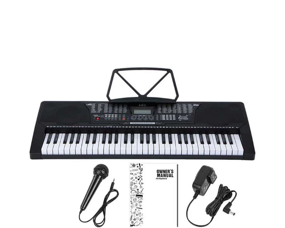 Electric Keyboard Piano 61-Key LCD Display With USB - Image 9