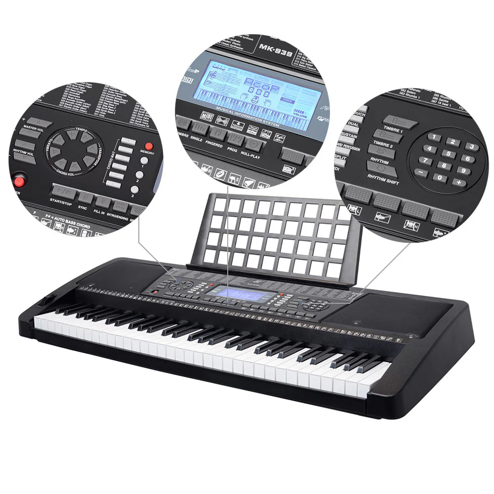 Keyboard Piano 61 Key LCD Display - Image 5