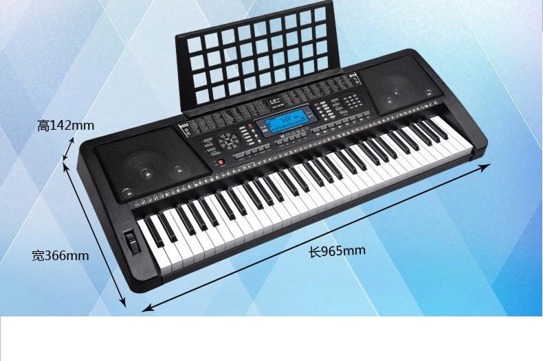 Keyboard Piano 61 Key LCD Display - Image 8