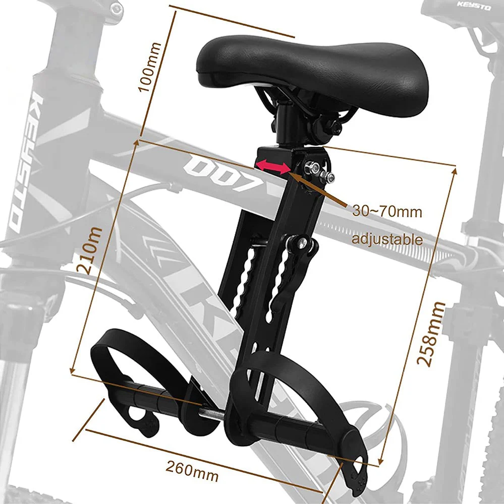 Kids Bike Seat and Handlebar Pack (2-5 years) Mounted Bicycle Saddle Seat child’s  Seat child Bike Seat - Image 9