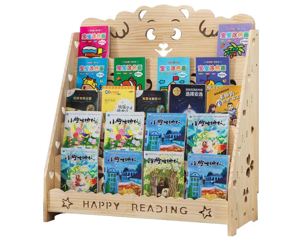 Kids Bookshelf Book Rack Stand Bookcase - Image 6