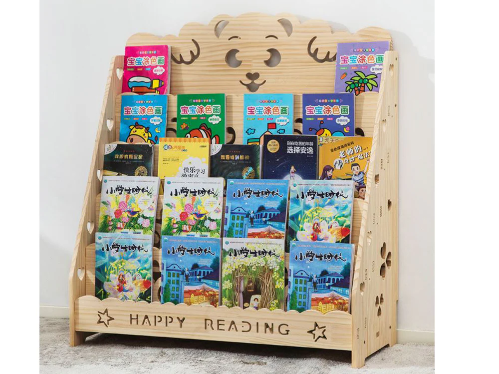 Kids Bookshelf Book Rack Stand Bookcase - Image 7