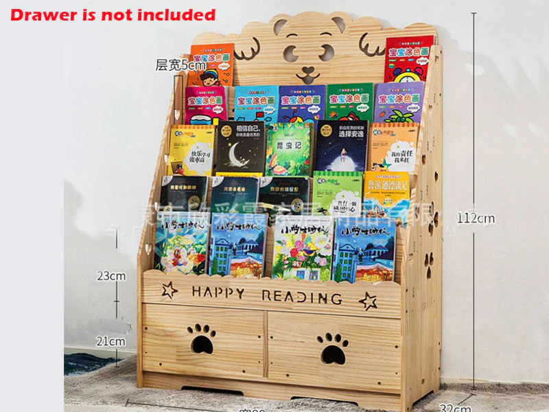 Kids Book Rack Storage Bookshelf - Image 3
