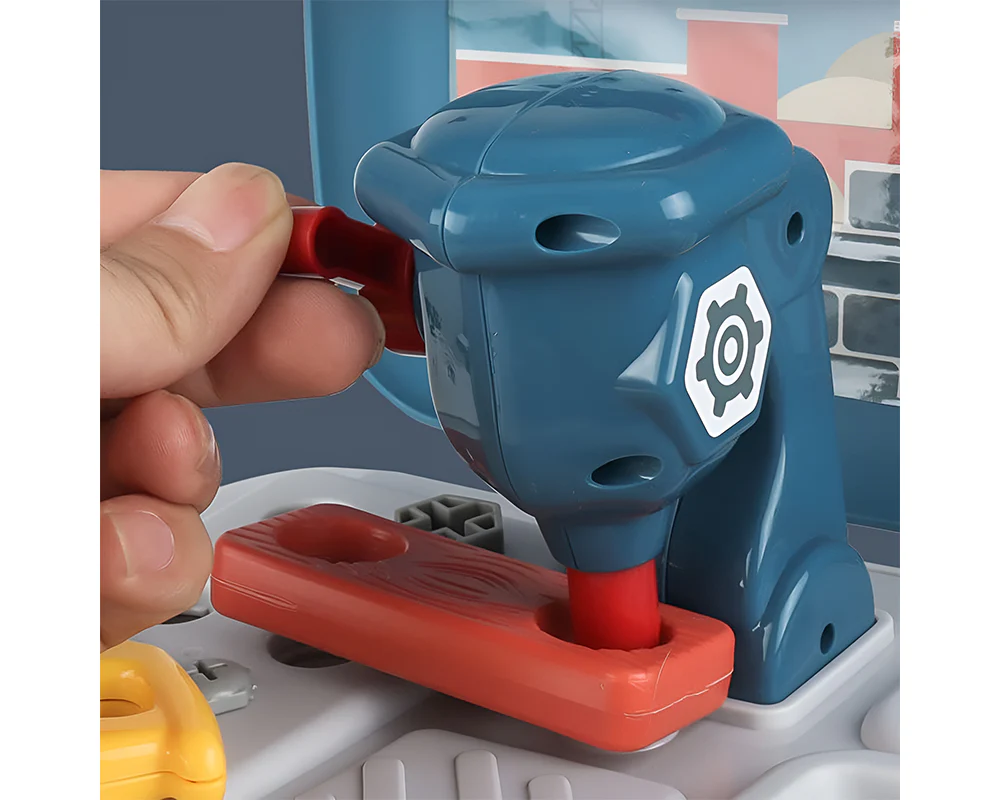 Carpenter Toy Tool Set 26pcs Carpenter Toy Tool Set with Mini Workbench for Kids - Image 5