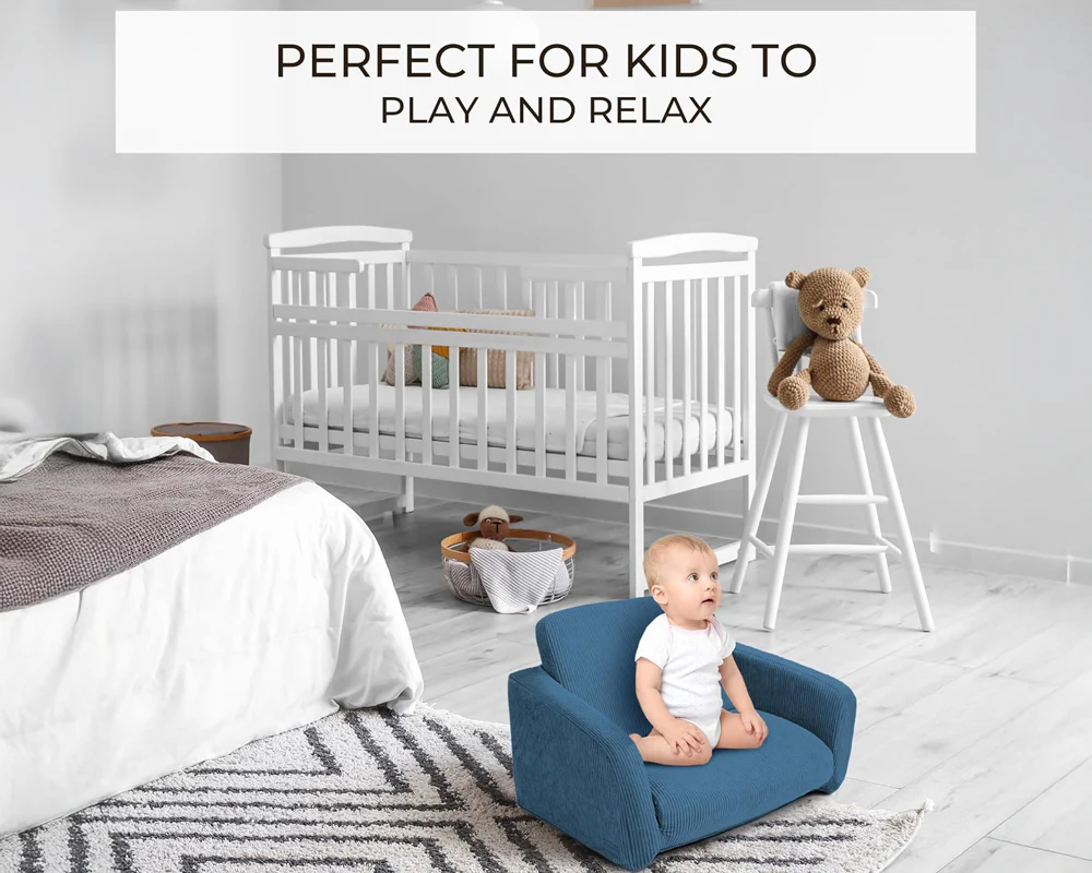 Kids Convertible Chair Toddler Couch - Image 3