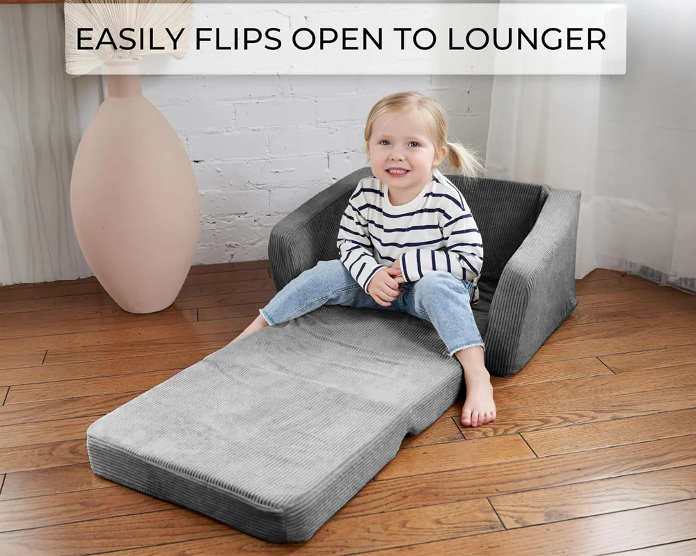 Kids Convertible Chair Toddler Couch - Image 2