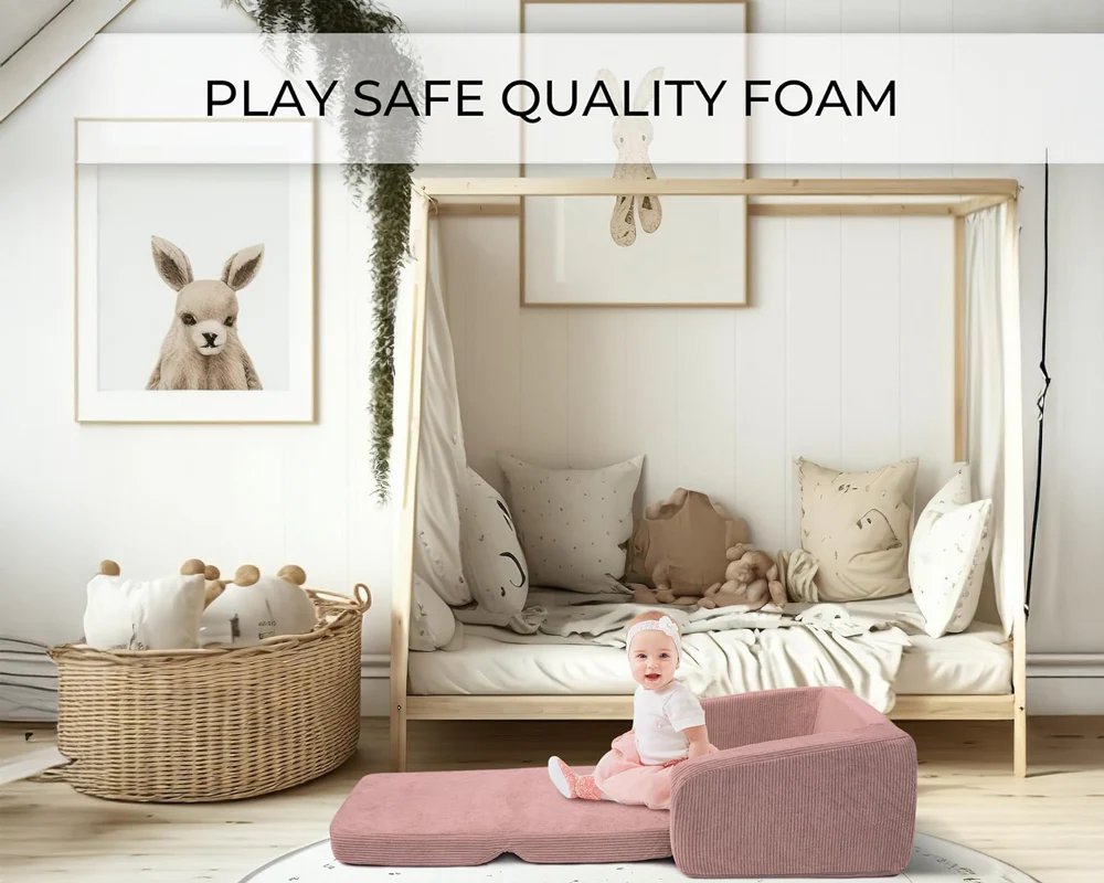 Kids Convertible Chair Toddler Couch - Image 2