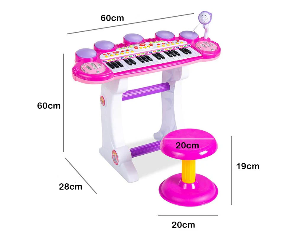 Kids Electronic Piano Pink - Image 6