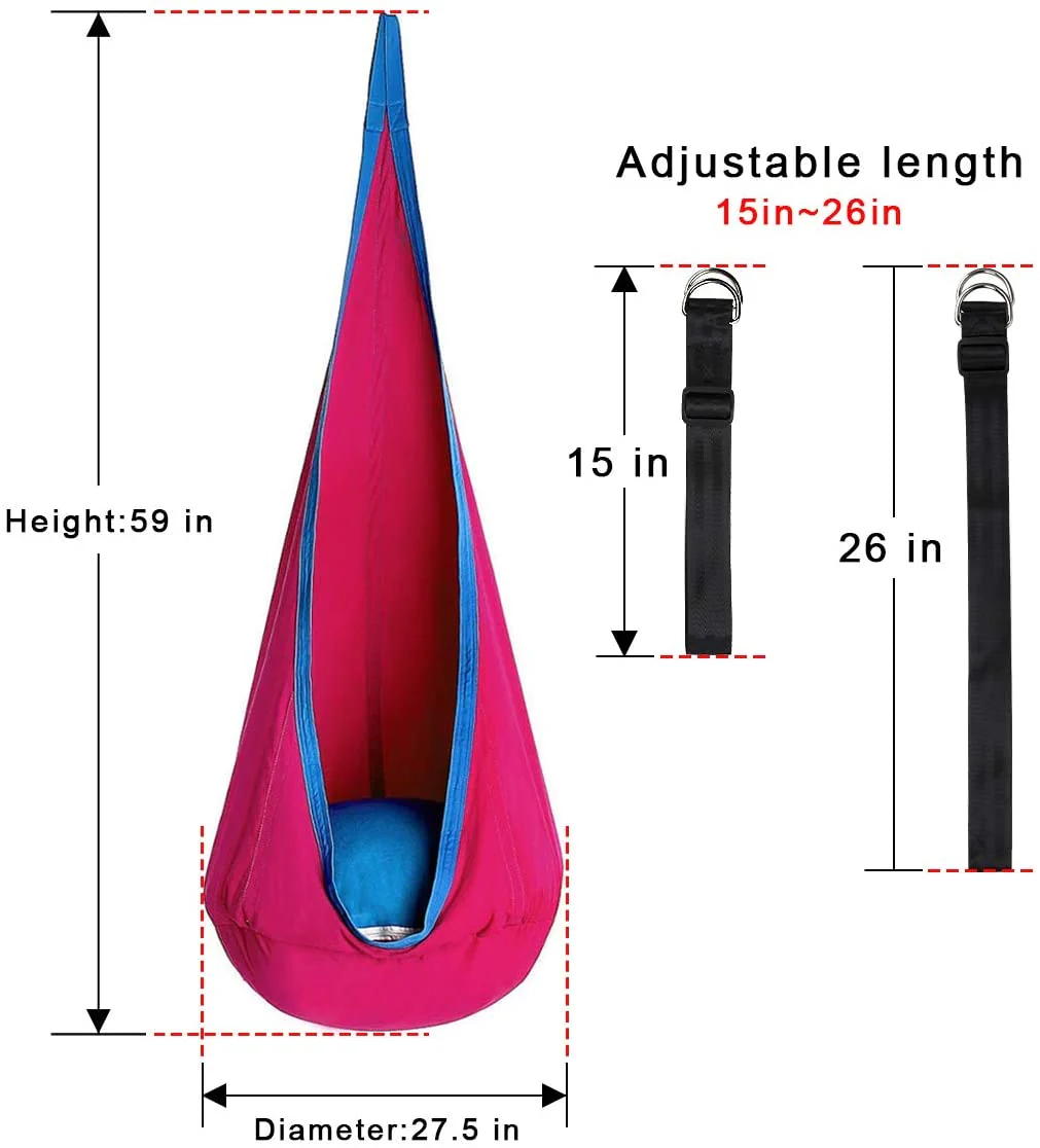 Pod Swing Chair Tent Hanging Seat Hammock - Image 9