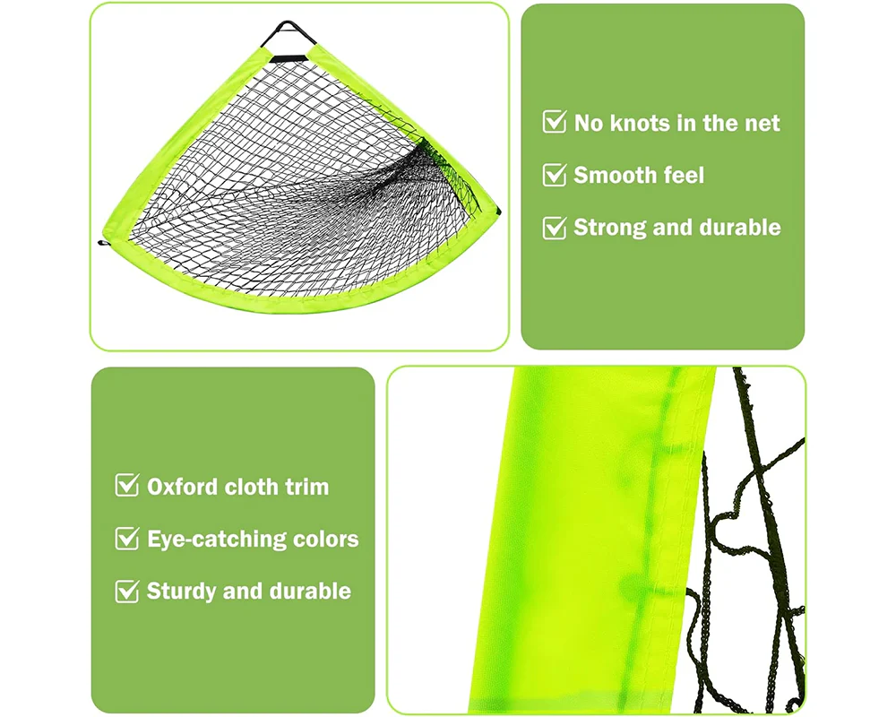 Soccer Goal Set Kids 2 Pack Portable Foldable Football Goal Nets - Image 4