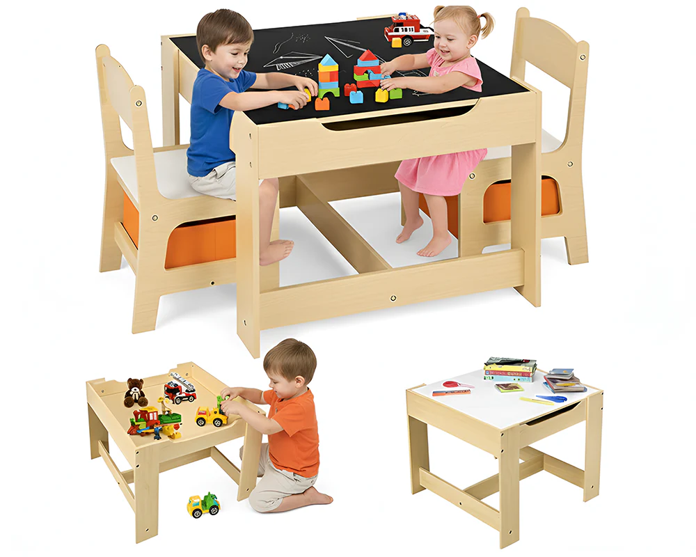 Table and Chairs Set - Study Desk - Image 12