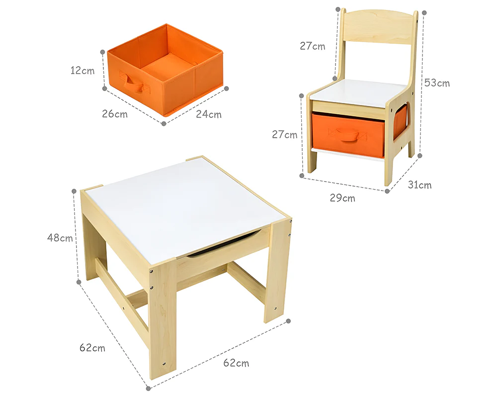 Table and Chairs Set - Study Desk - Image 6