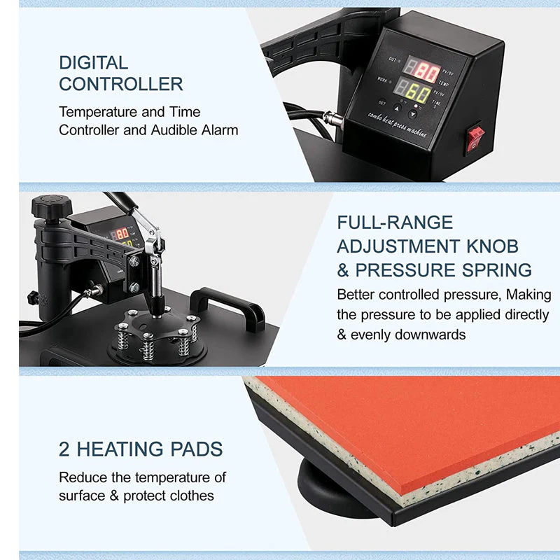 Heat Press Machine T-Shirt Printer - Image 7