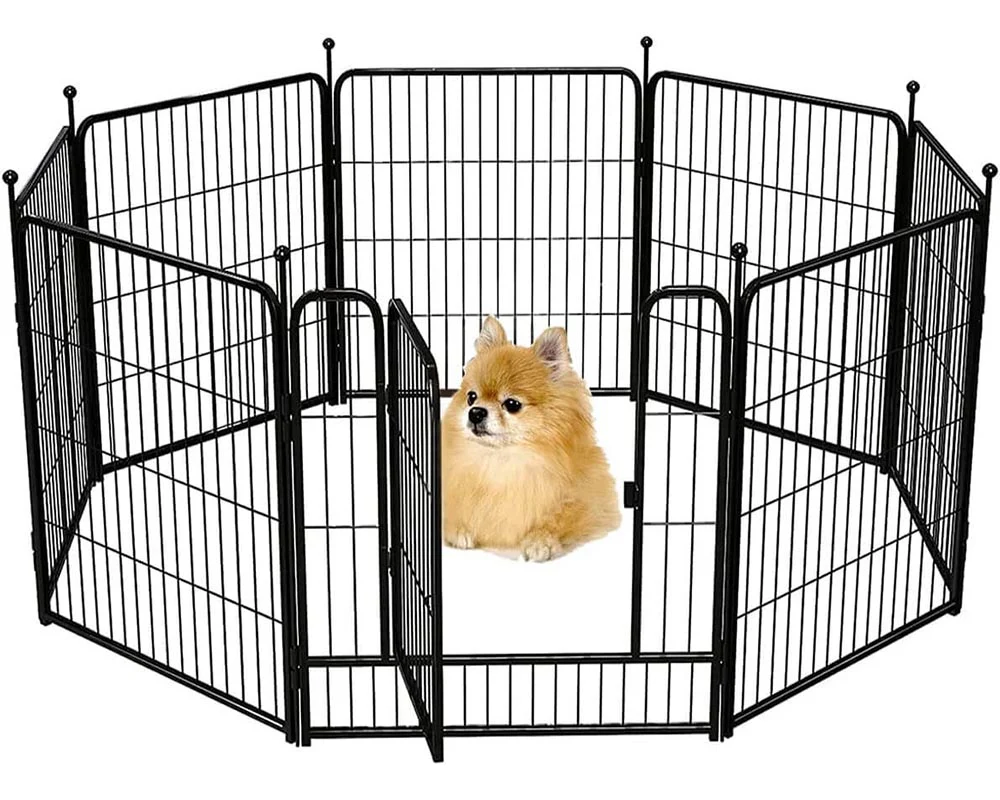 Dog Playpen Pet Play Pen 10 Panel 80*80cm - Image 7