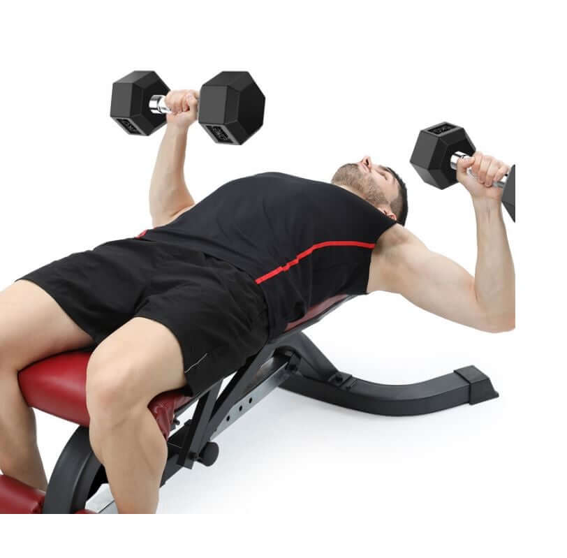 Dumbbells Set 2X 10kg hex weights - Image 4