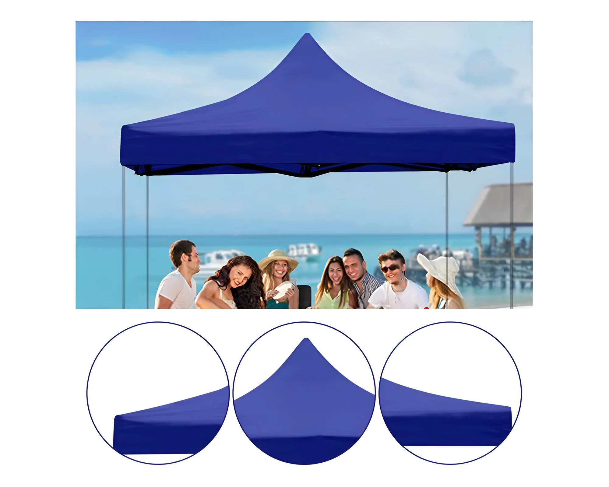 Gazebo Roof /Canopy 2.5 x 2.5m Cloth - Image 6