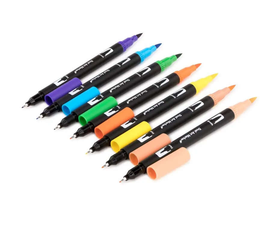 120pcs Dual Tip Watercolour Marker Pen Set - Image 6