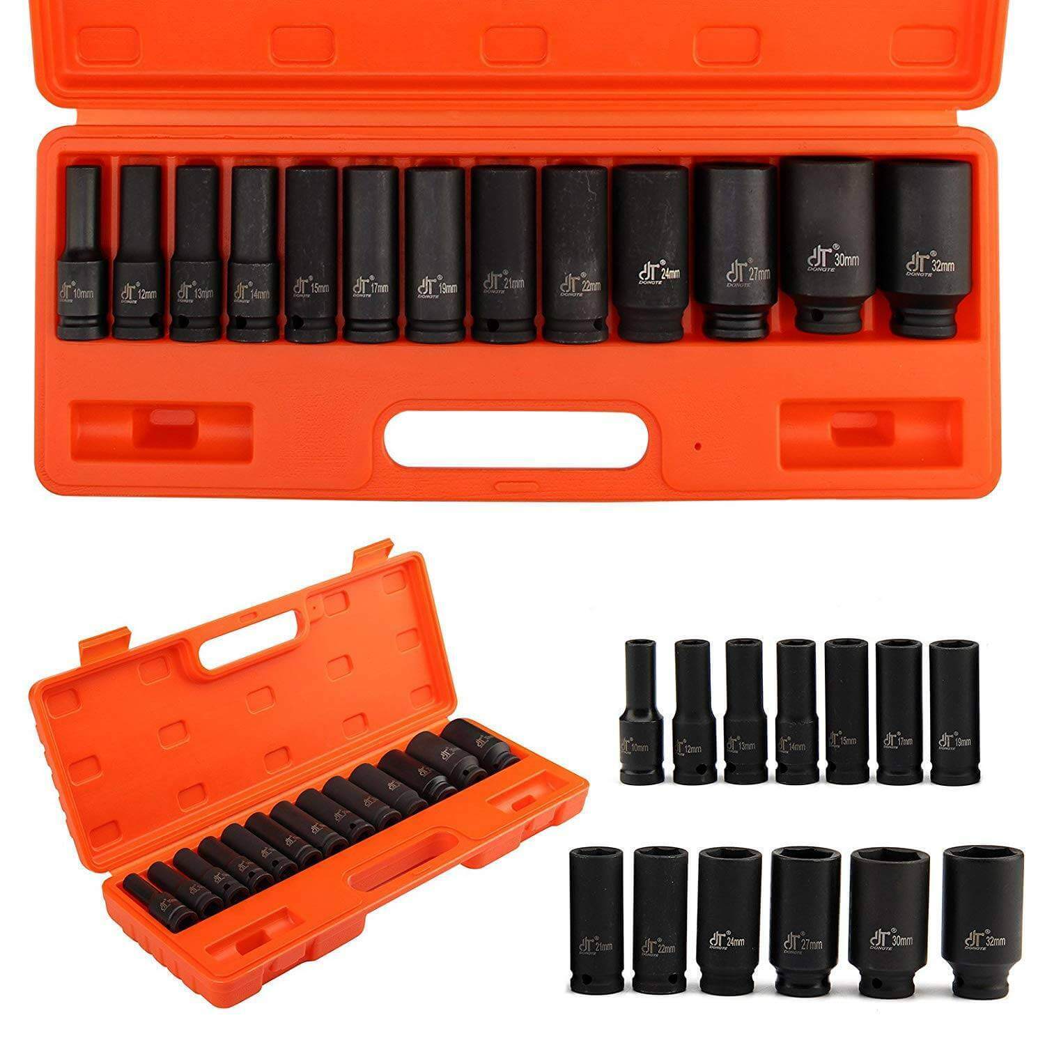 1/2" Deep Impact Socket Set 10-32mm - Image 11