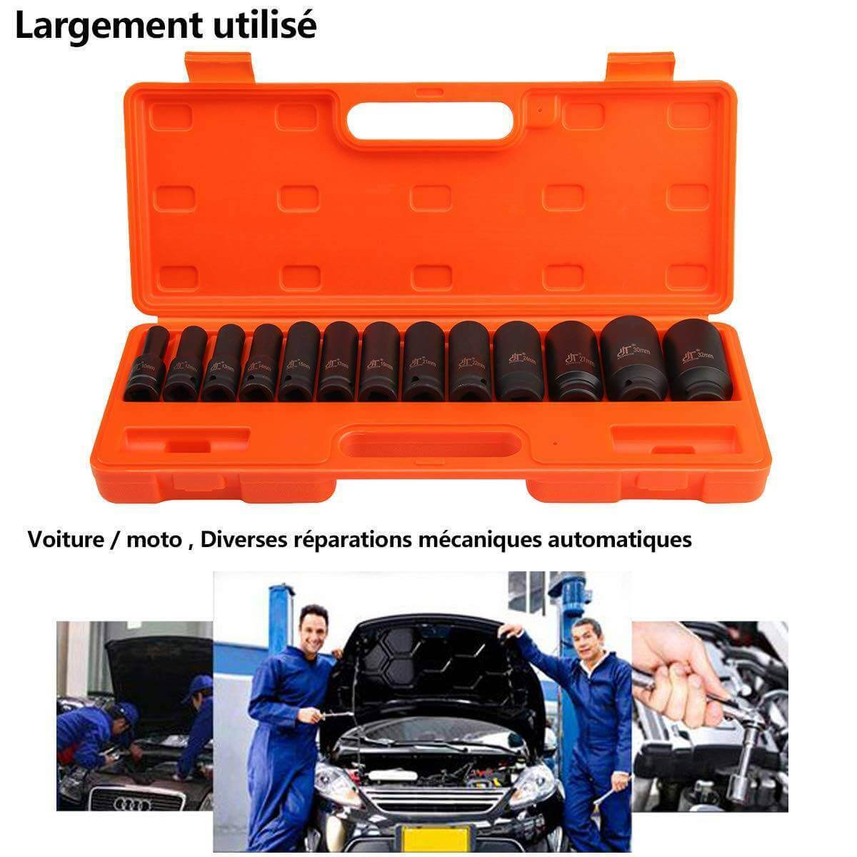1/2" Deep Impact Socket Set 10-32mm - Image 7