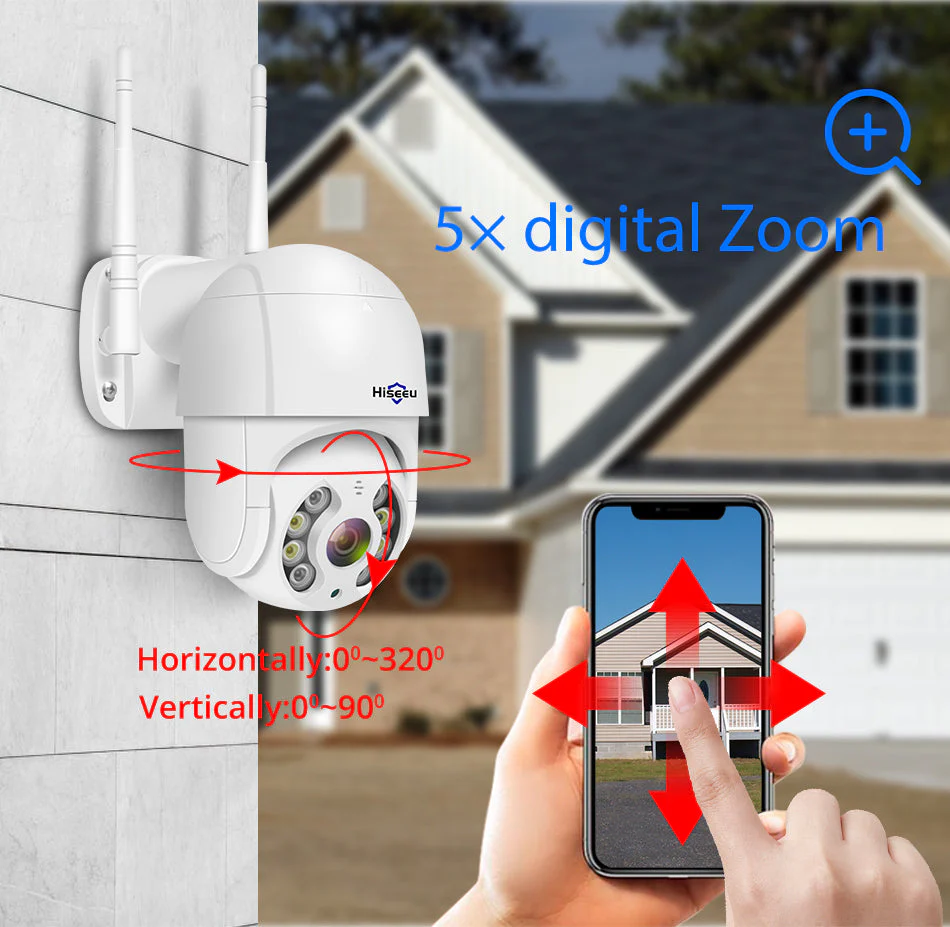 3MP PTZ Outdoor Security Camera with 32Gb SD Card - Image 6