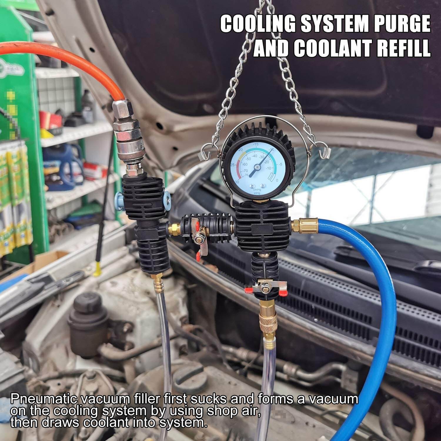 28Pc Radiator Pressure Test Set - Image 9
