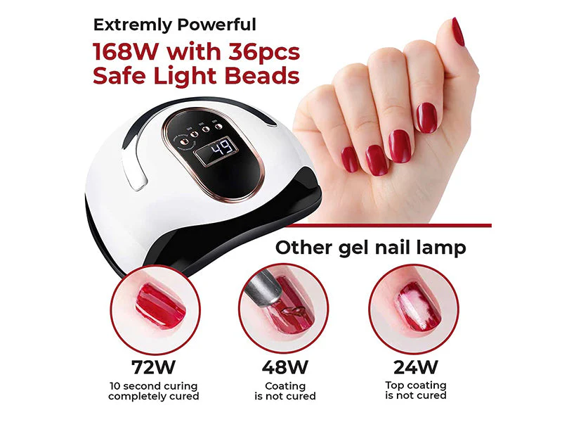 LED Nail Dryer Lamp 168W - Image 5