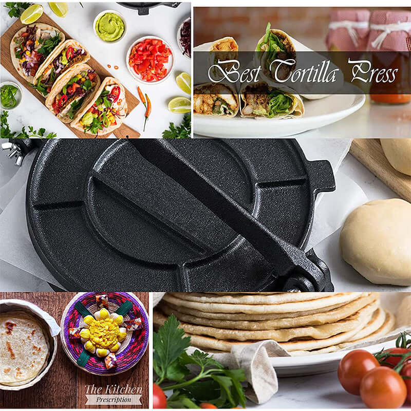 Cast Iron Tortilla Press 18.5cm - Image 2
