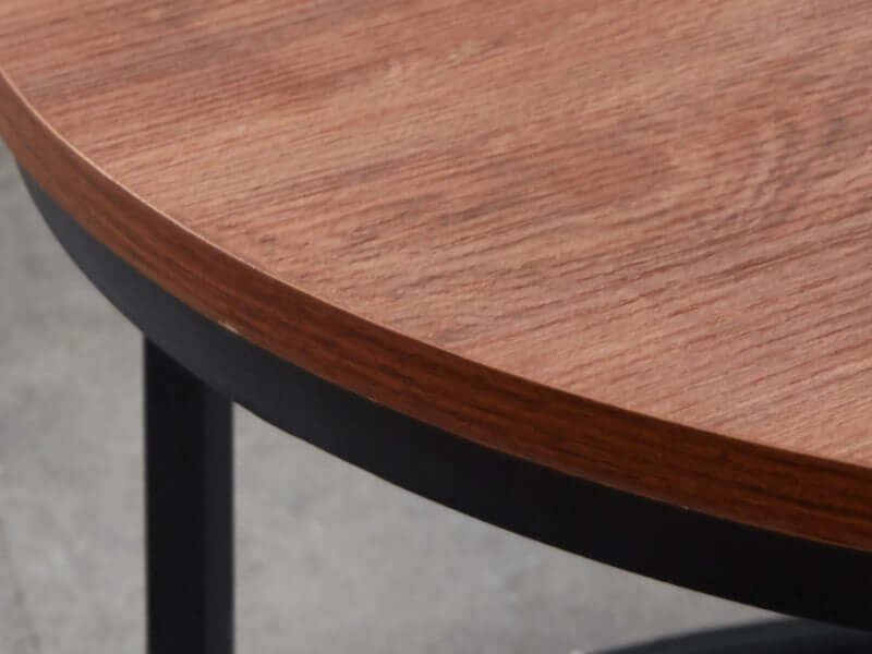 2 in 1 Round Nesting Coffee Table for Living Room - Image 7