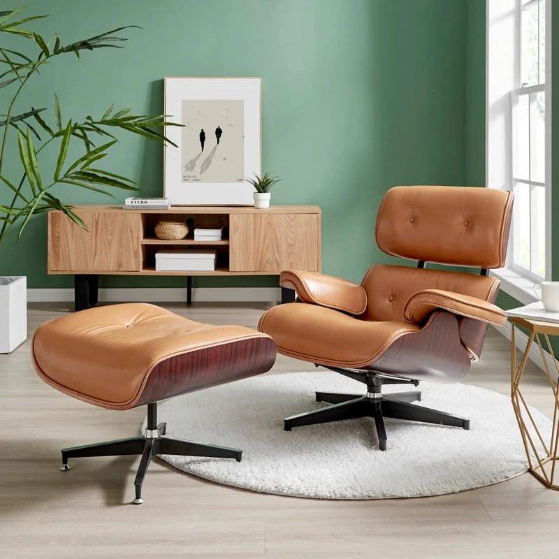 Replica Chair with Ottoman - Image 2