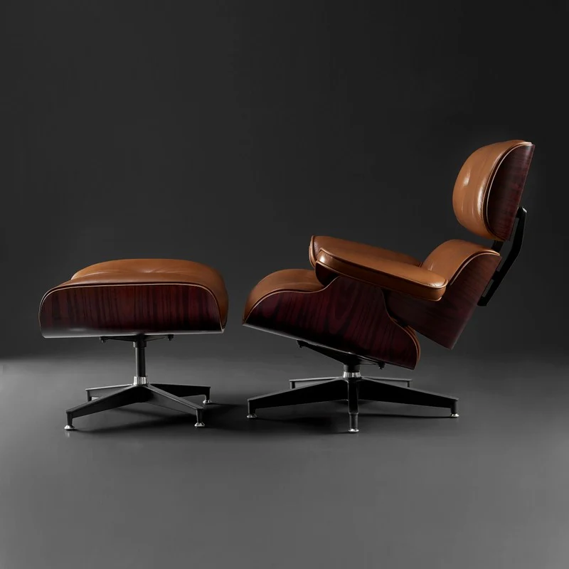 Replica Chair with Ottoman - Image 3
