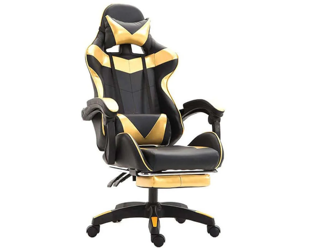 Gaming Chair, Computer Chair with Footrest and Lumbar Support - Image 10