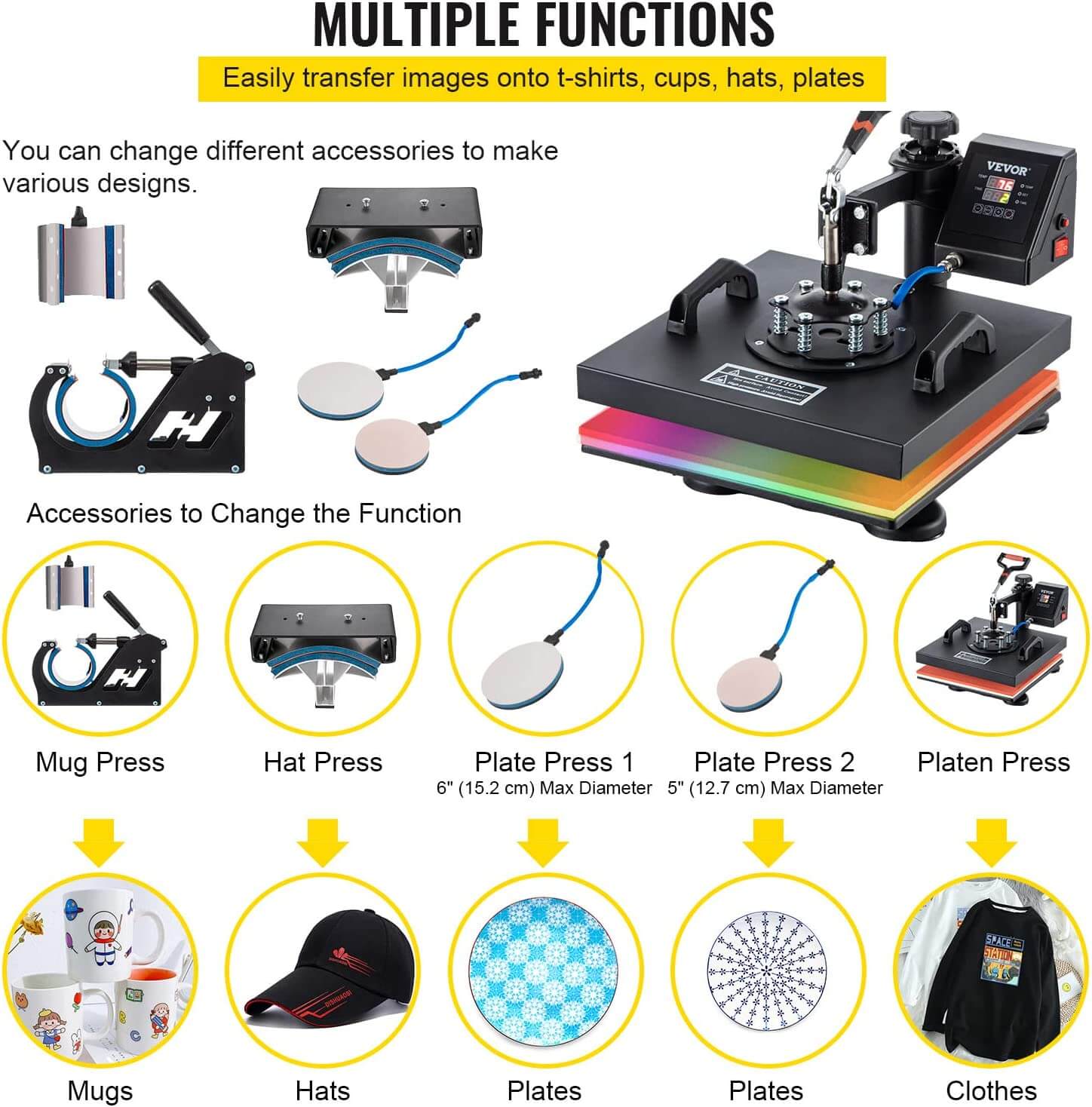Heat Press Machine Transfer T-Shirt Printer - Image 6