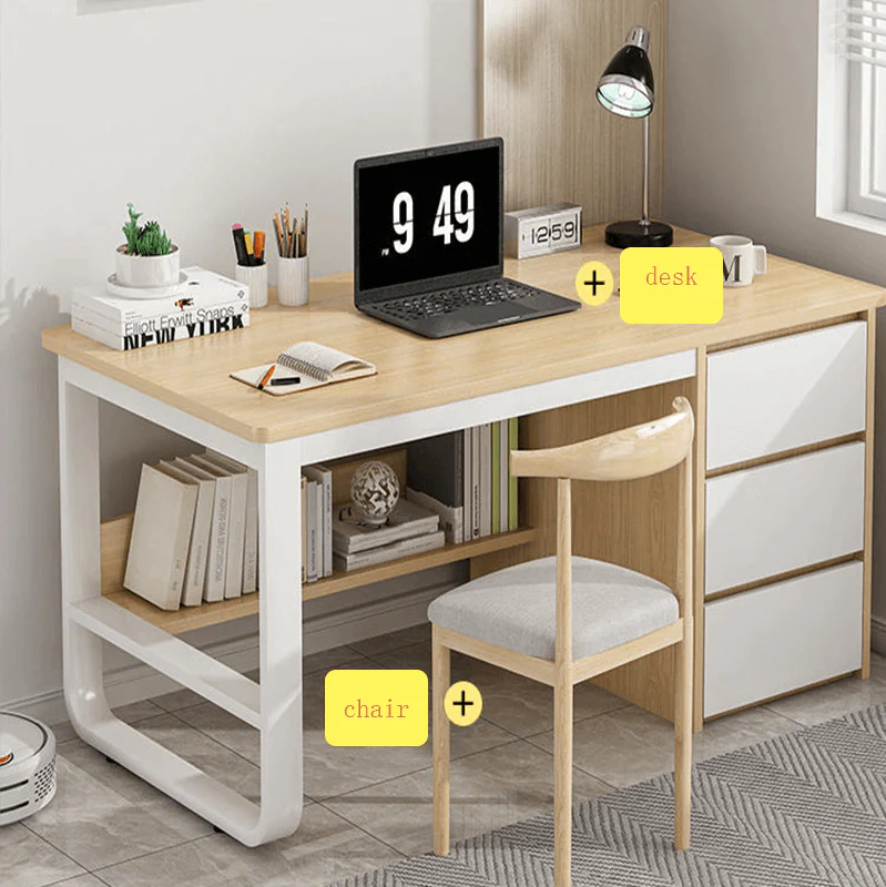 Computer Desk with Drawers - Image 6
