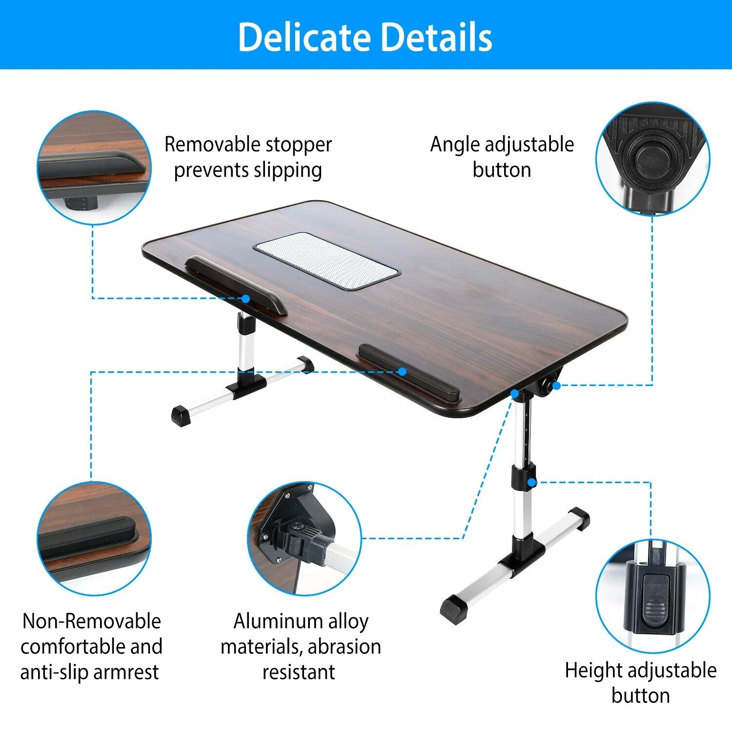 Laptop Table Desk Laptop Bed Desk Table - Image 8