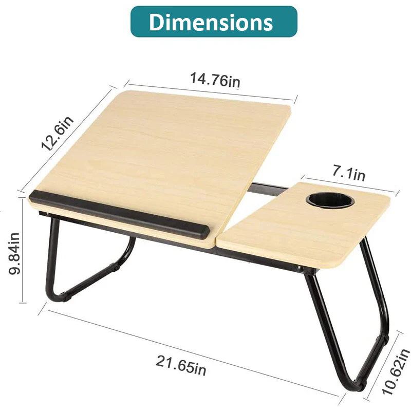 Laptop Desk Bed Tray Table - Image 2