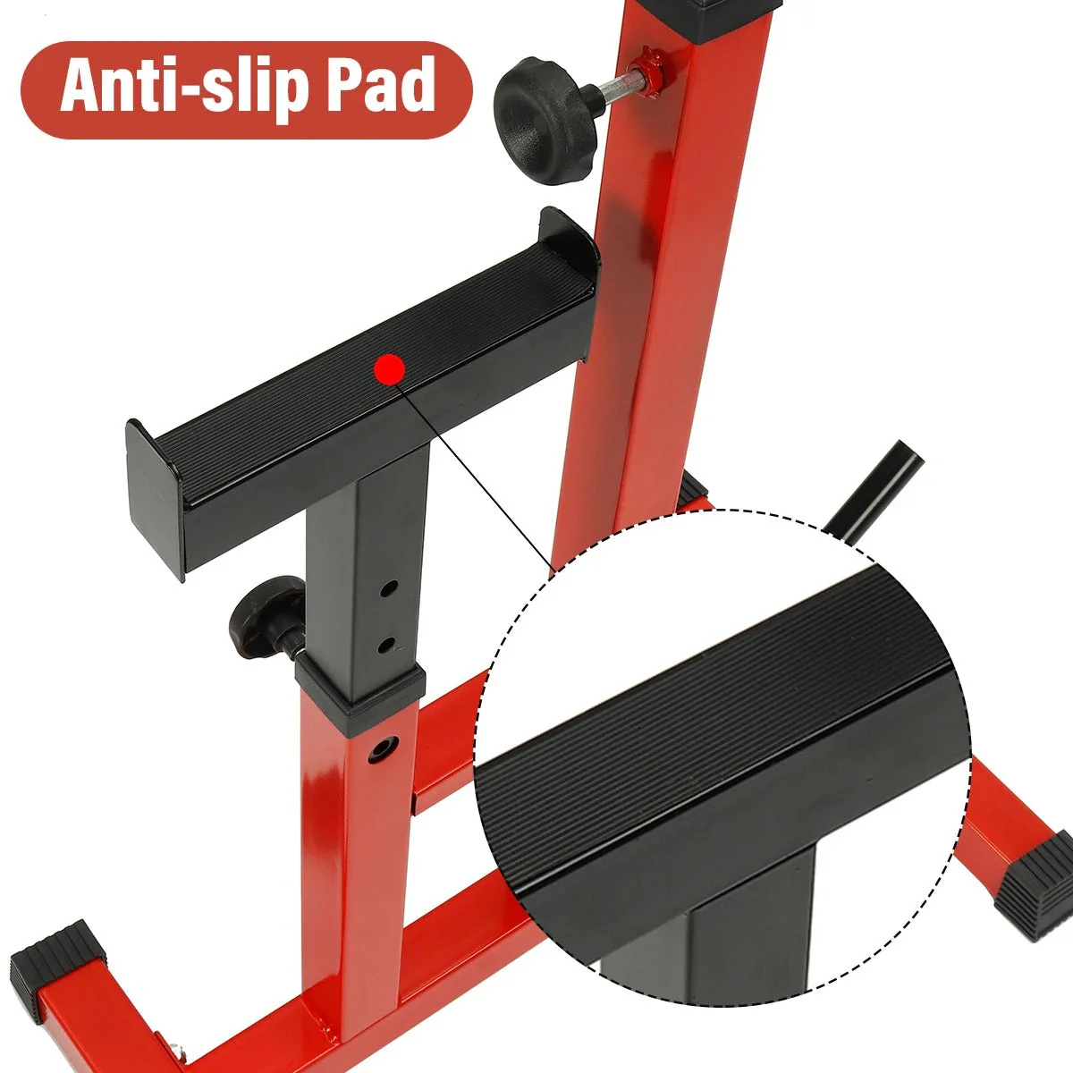 Multi-Adjustable Squat rack Lifting Barbell Stand Fitness Rack - Image 7