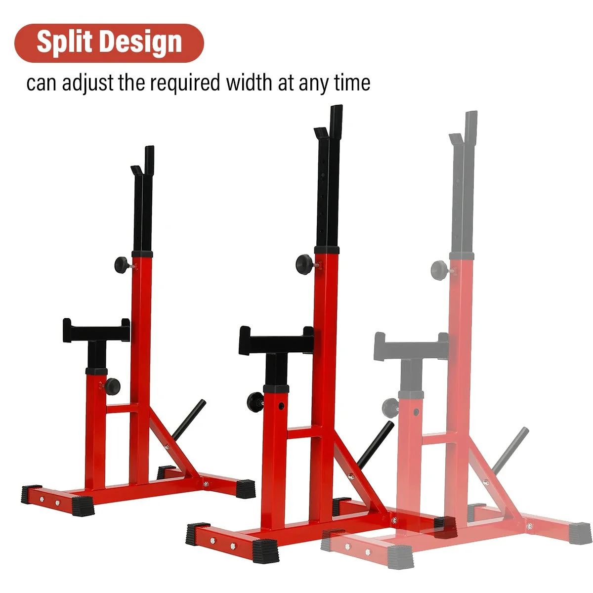 Multi-Adjustable Squat rack Lifting Barbell Stand Fitness Rack - Image 8