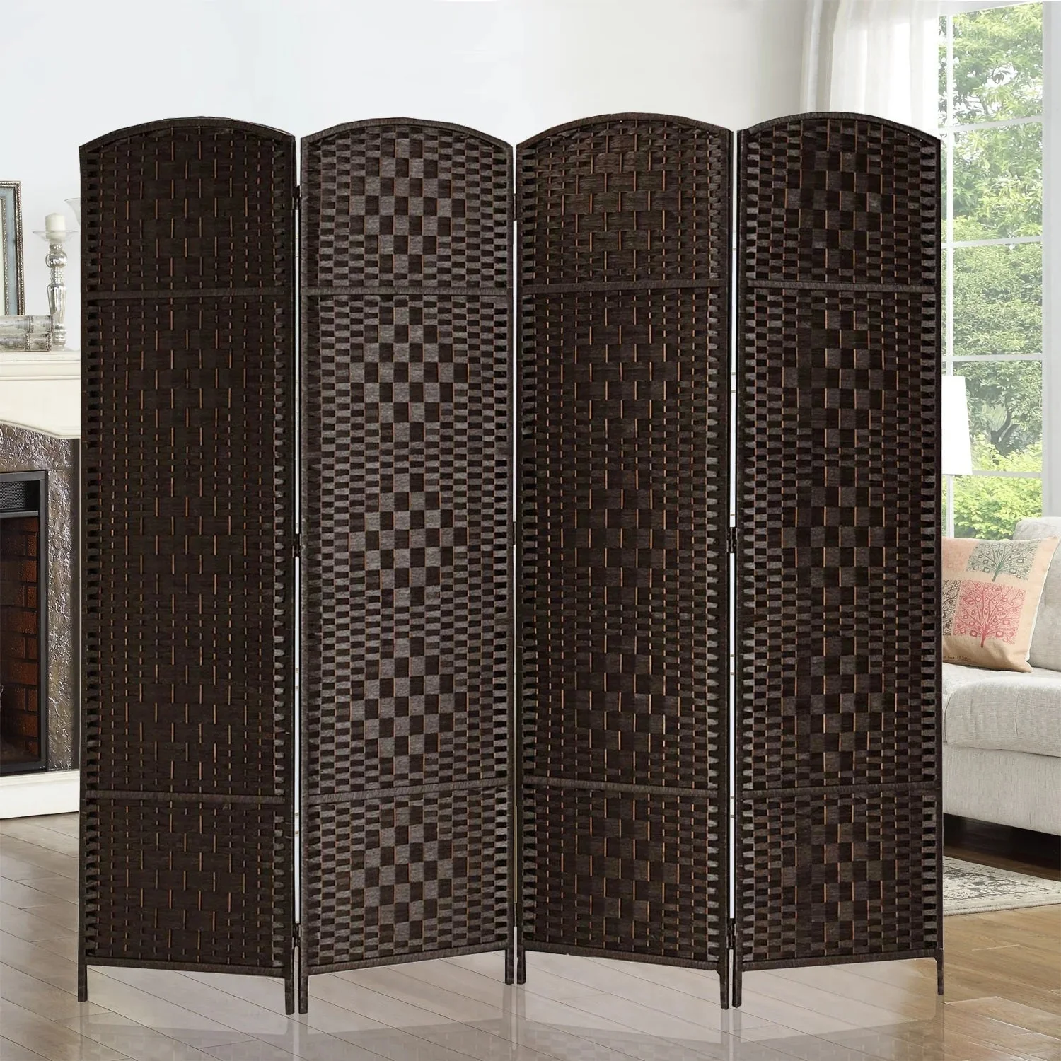 Room Divider Screen 4 Panels - Image 5