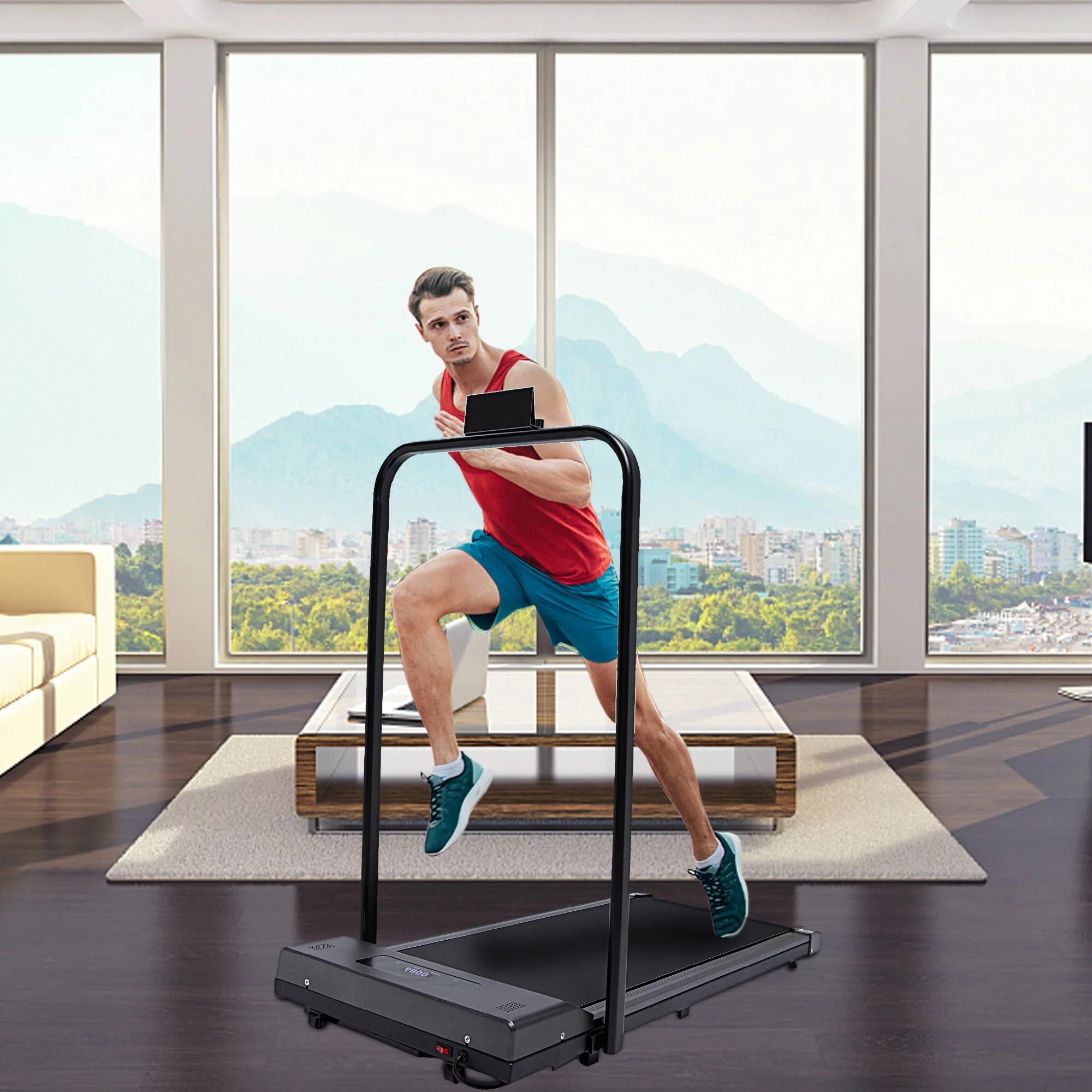 Foldable Walking Pad Treadmill Compact Flat - Image 4