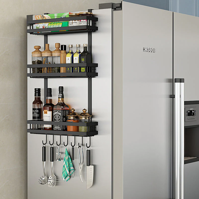 Kitchen Organiser Storage Shelf Fridge Organizer Spice Rack - Image 3