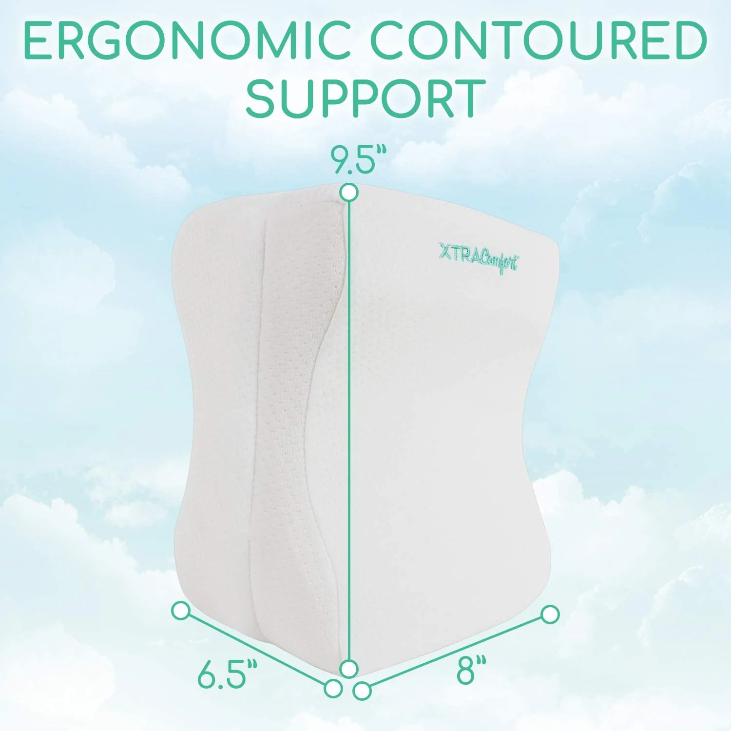 Memory Foam Knee Pillow Memory Foam Body Pillow - Image 7