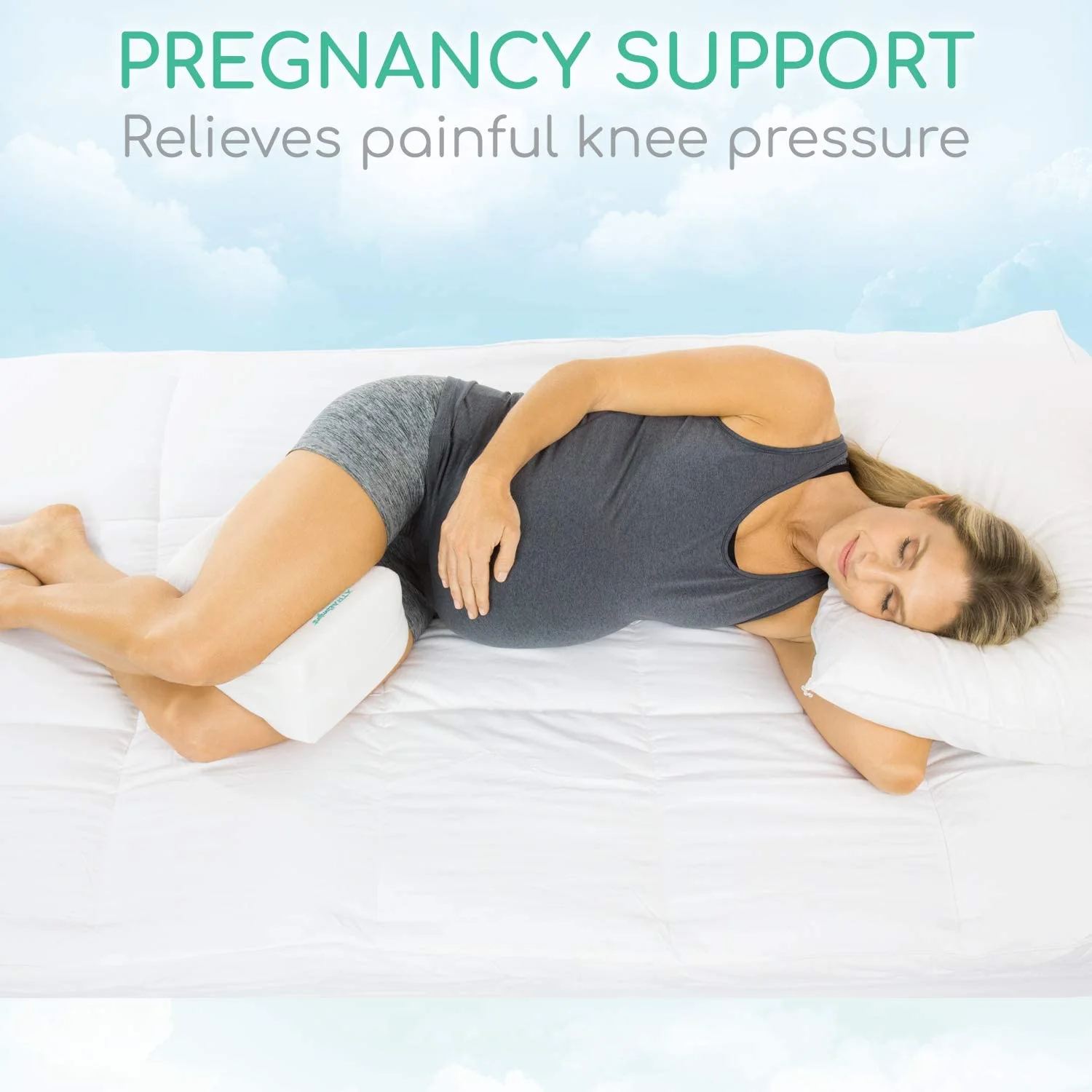Memory Foam Knee Pillow Memory Foam Body Pillow - Image 9