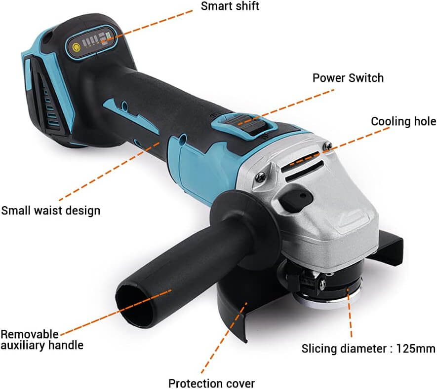 Cordless Electric Angle Grinder - Image 2