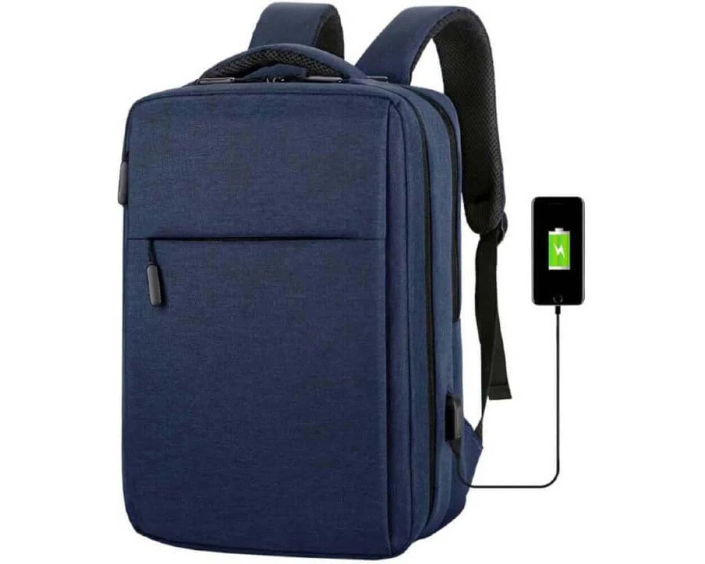 Laptop Backpack Blue 28cm - Image 7